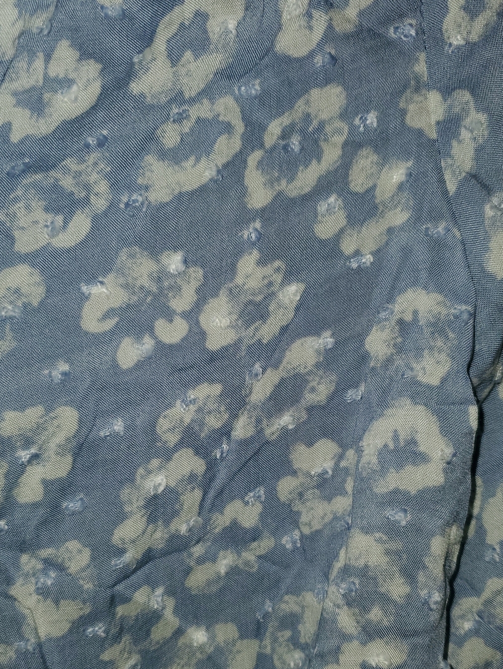 Altar’d State Blue Floral Wrap Blouse Top Size S NWT'S - Picture 8 of 10